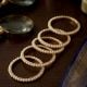 Handcrafted Pearl Bangles in Alloy Metal and Glass Beads